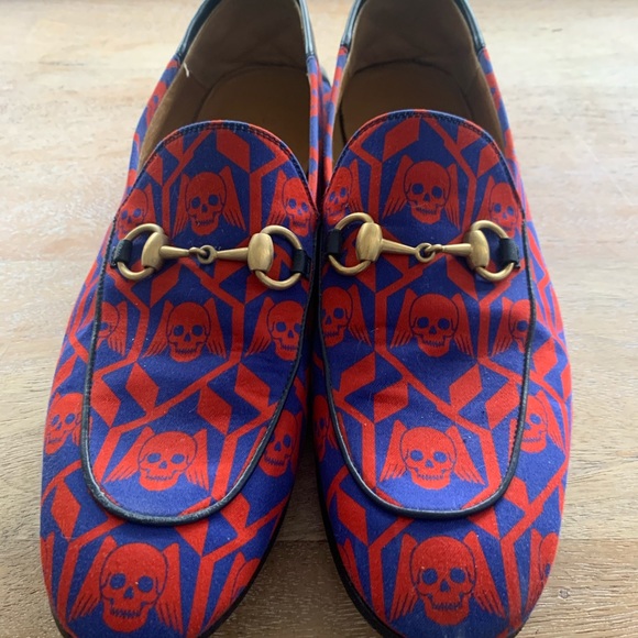 Gucci skull loafers